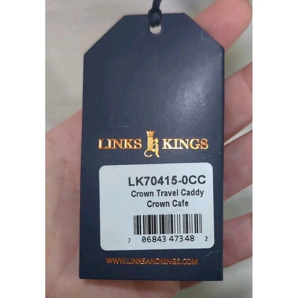 Links & Kings Heritage Premium Leather Travel Caddy‎ Brown Orlando Magic Golf